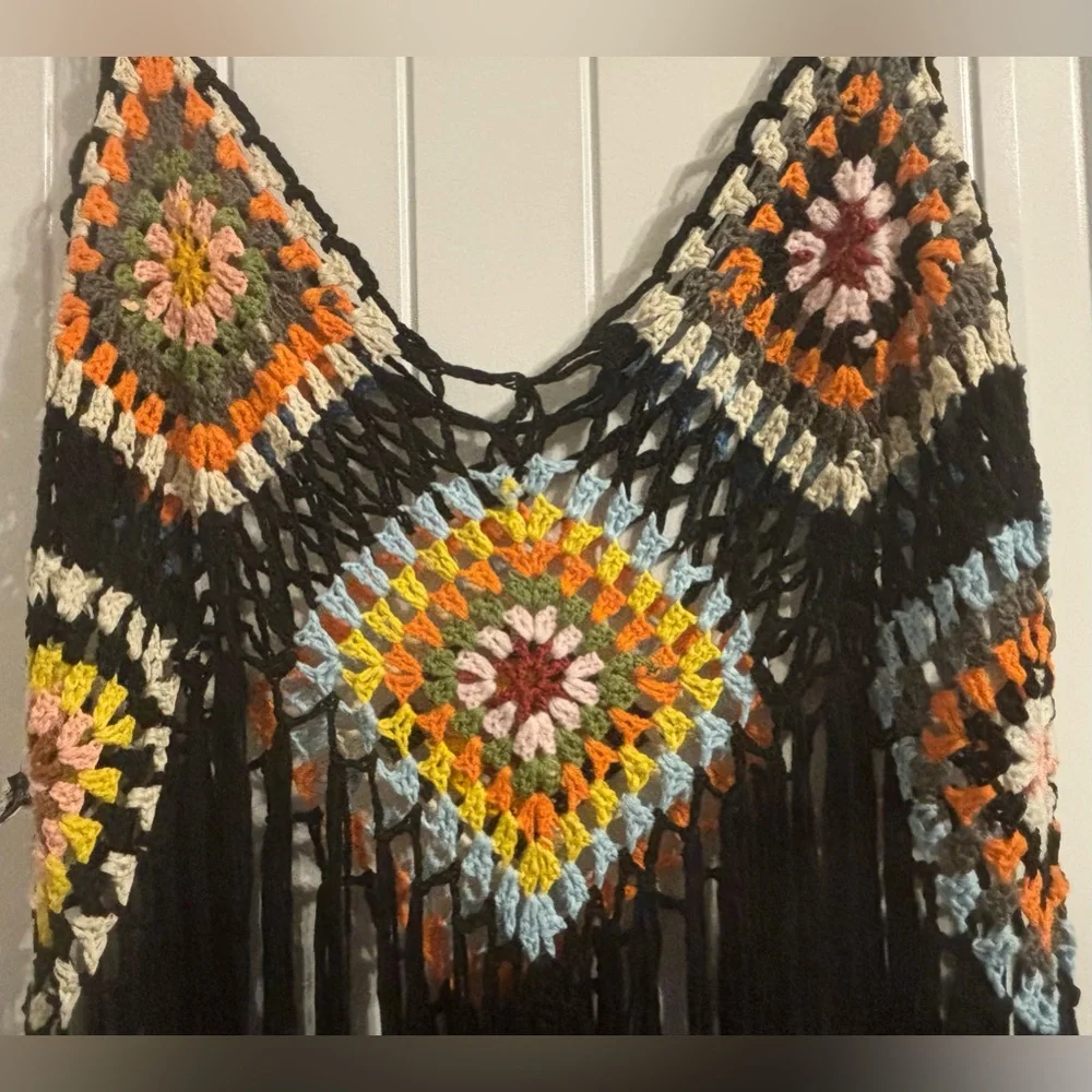 Crochet Fringe Top - Picture 2 of 3